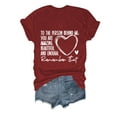 thumbnail image 5 of Prolriy Valentines Day Shirts Women You Are Enough Dear Person Behind Me Print Crew Neck T Shirt Clothing Short Sleeve T Shirt, Shirts for Women Valentines Day Gifts Womens Tops Red M, 5 of 9