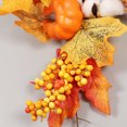 thumbnail image 4 of 12*20 inch Fall Harvest Swag for Front Door, Artificial Fall Swag Fall Wreath Artificial Fall Harvest Teardrop Swag Decorative Swags for Thanksgiving Harvest Autumn Fall Decor Yellow, 4 of 9