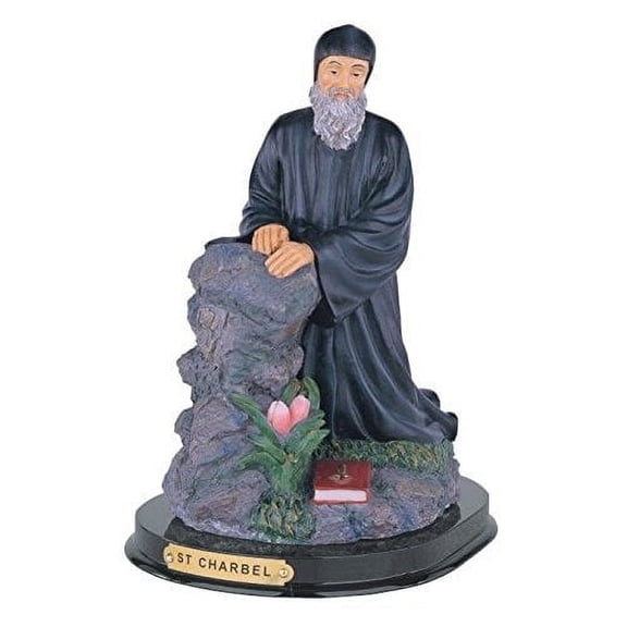 StealStreet SS-G-312.67 Saint Charbel Holy Figurine Religious Decoration Statue Decor, 12'