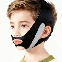 Snfy Anti Snoring Chin Strap Adjustable, Elasticity Traceless Chin Strap for Sleeping, Mouth Tape for Sleeping Chin Strap  Effective Anti Snoring Device, Snore Stopper Breathable and Durable-Black