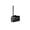 Black, variant on Boovnll Deluxe Toilet Brush with Stainless Steel Toilet Bowl Brush Modern and Compact Toilet Cleaner Brush Long Handle Bristles for Bathroom Cleaning, Toilet Brush, Toilet Bowl Brush