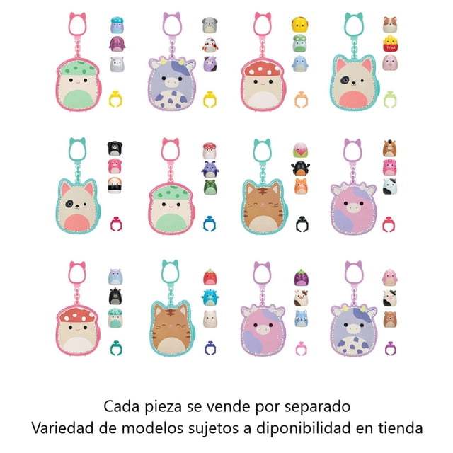 Juguete sorpresa para colgar Squishmallows Varios Modelos 1 pieza