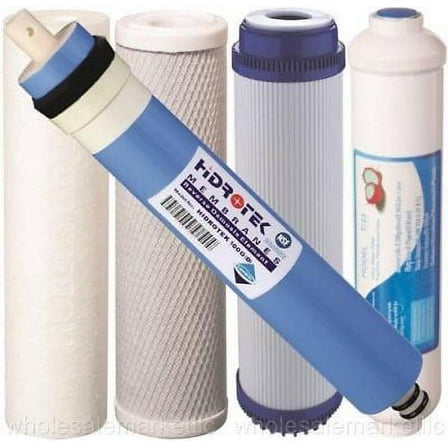 Reverse Osmosis Replacement Filter Set RO Cartridges 5 pcs w/ 100 GPD Membrane