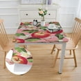 thumbnail image 2 of HAOXIT Encasa Polyester , Twill Fabric Table Cover, Water Repllelant, Square Dining Table. Machine Washable, - 46*46, 2 of 7