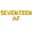 Gold, variant on Cursive Script Letter Balloons - SEVENTEEN AF 16" Inch Alphabet Letters Foil Mylar Balloon 17th Birthday Party Banner (Silver)