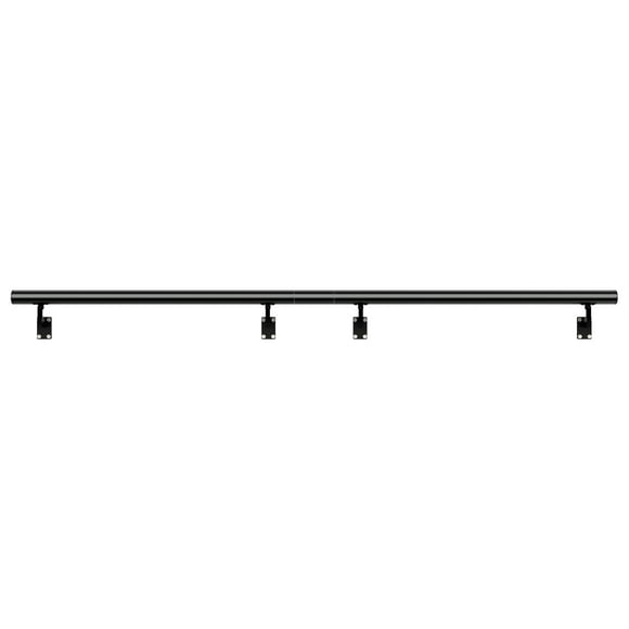 KFFKFF Stair Handrail, 7-foot, Wall-Attached Railings for Interior Stairs, Reinforced Aluminum Alloy Rail with Assembly Kit, 440 LBS Weight Limit Staircase Railing for Exterior Stairs