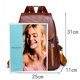 thumbnail image 5 of 2023 Nuevas mochilas de cuero para mujer, bolsos de hombro de moda, mochilas para mujer, mochilas de viaje para mujer, mochilas escolares para niñas, Sac a Dos, 5 of 5