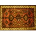 thumbnail image 1 of Ahgly Company Indoor Rectangle Persian Yellow Traditional Area Rugs, 6' x 9', 1 of 4