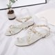 thumbnail image 5 of Pearl Sandals New Flat All Match Flip Flop Sandalias romanas para mujer Wmkox8yii nm5586, 5 of 8