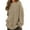 Khaki, variant on Autumn Spring Sweatshirts for Women Plus Size Soft Womens Sweatshirt Cozy Long Sleeves Solid Color Crew Neck Pullover Shirts No Hoods Party Casual Daily Essential