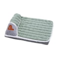 thumbnail image 2 of Nebwoak Self Heating Soft Flannel Pet Mat, Washable Noiseless Winter Warm Bed for Small Dogs Cats ≤5.5 lbs, 19.7x13.8in Green, 2 of 6