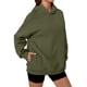 thumbnail image 1 of Sudaderas con Capucha de Gran Tamaño para Mujer, Sudaderas Cómodas, Conjuntos de Moda de Otoño, Blusas Casuales, Ropa de . Verde XL, 1 of 6