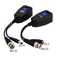 thumbnail image 5 of 25 Pares CCTV Coax BNC Video Power Balun Transceptor A CAT5E 6 RJ45 Conector Coaxial/Analógico HD Transmisor de Par, 5 of 5