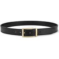thumbnail image 5 of Men's Dress Belt Black Leather Belts for Jeans, 5 of 5