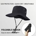 thumbnail image 3 of IFRINID Breathable Sun Hat with Neck Flap and Face Cover, Wide Brim Fishing Hat for Hiking Camping Gardening and Outdoor Activities, 3 of 7