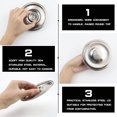 thumbnail image 4 of GFDYREE Stainless Steel Universal Lid ，4.7Inch Mini Pan Lid Bowl Covers Cookware Lid Replacement Accessories for Skillets Frying Pans （12cm）, 4 of 7