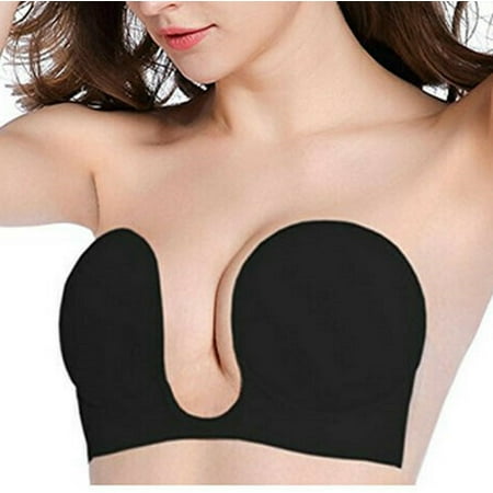 

Women Magic Invisible Bra Silicone U-Shape Push-Up Backless Self-Adhesive Bra