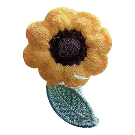 Shaking Sunflower Car Decor Usavan Dashboard Bobble Head Smiling Flower Accessory No Drill Adhesive Spring Motion Interior Decoration for Women Teens Girls