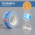 thumbnail image 2 of 16 Rolls Clear Tape Refills for Dispenser Easy Tear by Hands Tape Refill for Wrapping Office School Home, 0.75 X 1000 Inch, 1-inch Core, 2 of 2