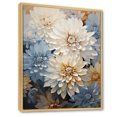 thumbnail image 2 of Designart "Blissful Mums In Soft Garden Colors II" Mums Floater Framed Wall Art Prints, 2 of 5
