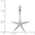 thumbnail image 2 of 925 Sterling Silver Starfish Shaped Pendant, 2 of 2