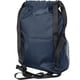 thumbnail image 1 of Mochila de doble hombro con bolsillo con cordón, bolsa de almacenamiento de viaje impermeable gruesa, azul marino, 1 of 14