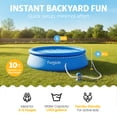 thumbnail image 3 of Funsicle QuickSet 10' x 30" Round Inflatable Top Ring Above Ground Swimming Pool Set, 3 of 6