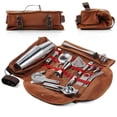 thumbnail image 1 of TidBay Portable Bartender Bag Travel Canvas Bar Kit Bag Large Capacity Multiple Compartments Bar Tools Carrying Bag, 1 of 7