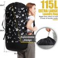 thumbnail image 2 of Mochila de lavandería Ãzhido 115L Heavy Duty con correas para los hombros, 2 of 6