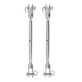 thumbnail image 4 of Boucle de Poche, 2 Pcs Connexion Ferme Acier Inoxydable Grand Application Crochet de Boucle Filetage Transparent pour Marine M5, 4 of 7