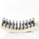 thumbnail image 2 of Hair Brush with Scalp Massage for Women, Nylon Bristles, Wet Curly Detachable Hair Brush for Hair Salon, Hair Styling Tools Zekai brown, 2 of 2
