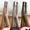 thumbnail image 3 of 2Pcs Thermal Pantyhose Woman Winter Sock Pants Polar Fake Stocking for Women Panty Skin Effect Translucent Fleece Tights Warm Legging, 3 of 8