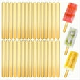 thumbnail image 2 of 35pcs Gold Acrylic Popsicle Sticks, Reusable Popsicle Sticks for Cakesicle Sticks, Bulk Glitter Popsicle Sticks, 2 of 7