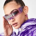 thumbnail image 2 of Gafas de Sol Dollger futuristas espaciales cíclope sin montura unisex, 2 of 8