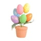 thumbnail image 4 of Decoración De Pascua, Suministros Para Fiestas, Jarrón De árbol De Huevos De Pascua Para Fiesta, Casa De Vacaciones, 20cm X 7cm X 7cm, Manchado Dorado 20cmx7cmx7cm mayimx Jarrón de árbol de huevos de Pascua, 4 of 7