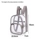 thumbnail image 2 of Mochila pequeña transparente, mochila deportiva para exteriores, color rojo, 2 of 5