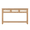 Oak Brown, variant on ELYKEN 51.2" Rattan Console Table with 3 Drawers, Natural Wood