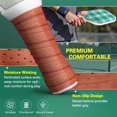 thumbnail image 3 of Pickleball Paddles Set Of 2, Fiberglass Surface, Elegant Geometric Print, 4 Balls & Bag, 3 of 5