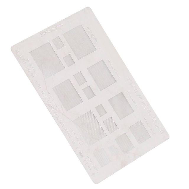 Plantilla de Reballado de Bga, Velocidad de Estampado Rápida Multifuncional 4 Tipos de Plantilla de Plantilla de Lata de Separación para la REPARACIÓN DE CHIPS BGA IC BGA IC