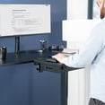 thumbnail image 2 of VIVO Black Premium Clamp-on 24" x 14" Desk Extension with Storage Drawer, 2 of 8
