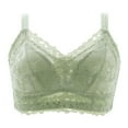 thumbnail image 1 of Tqcoqu Women's Solid Color Bra Front Button Plus Size Full Cup Closure Secondary Breast Sagging Bra, 1 of 6