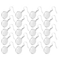 thumbnail image 4 of 20 piezas de biseles en blanco para pendientes, color acero, 16 mm, productos parcialmente preparados, accesorios de joyería DIY para pendientes., 4 of 14