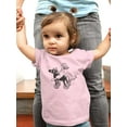 thumbnail image 2 of Girl On A Toy Horse T-Shirt Infant -Image by Shutterstock,  12 Months, 2 of 4