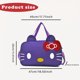 thumbnail image 4 of Sanrio Hello Kitty Handbag, Kawaii Canvas Crossbody Bag, Cute Cartoon Anime Travel Luggage Bag, Portable Sport Gym Yoga Bag, 4 of 4