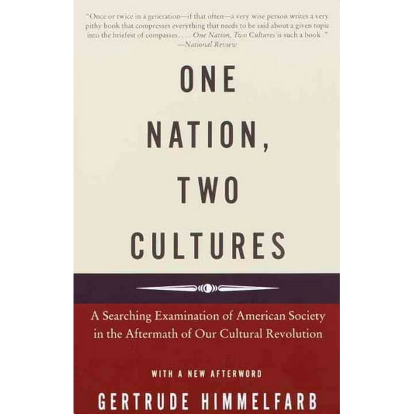 Pre-owned One Nation, Two Cultures : A Searching Examination of American Society in the Aftermath of Our Cultural Revolution, Paperback by Himmelfarb, Gertrude, ISBN 0375704108, ISBN-13 9780375704109