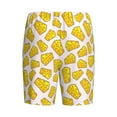 thumbnail image 4 of Picia Cheese Pajama Shorts for Men, Men's Pajama Bottoms, Sleepwear,Short Pajama Pants-Large, 4 of 9