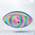 thumbnail image 1 of Football Holographique Réfléchissant Lumineux Rugby Intérieur Extérieur Cuir Football Cadeaux pour Garçons Filles Hommes Femmes, 1 of 10