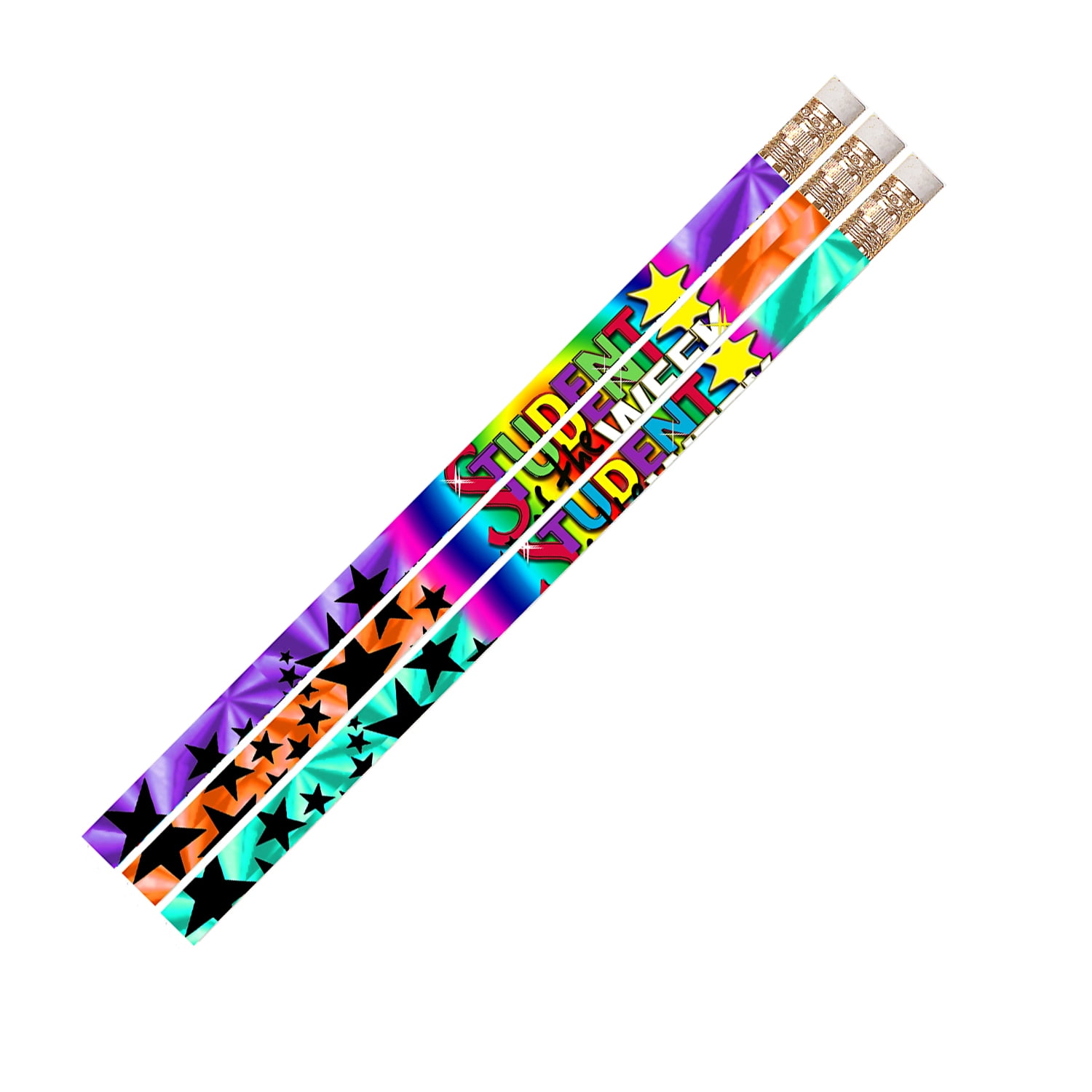 Musgrave Pencil Company Student of The Week Motivational Pencils, 12 Per Pack, 12 Packs