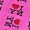 Hot Pink, variant on I Love New York All Over Printed Adult Pajamas Navy Heather M