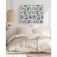 thumbnail image 3 of Black Flower Wall Art for Living Room,Canvas Picture Wall Decor for Bathroom Bedroom,Vintage Farmhouse Boho Leaf Spring Plant Painting Artwork for Office Kitchen Hallway Dining Room Decor 20"x24", 3 of 8